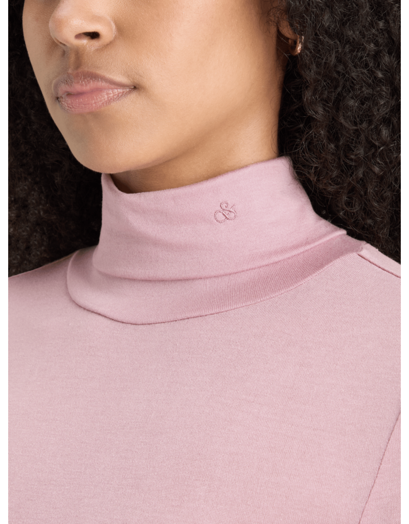 Scotch & Soda Roll Neck Long Sleeve T-Shirt