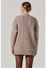 ASTR Charli Brushed-Effect Cardigan Sweater