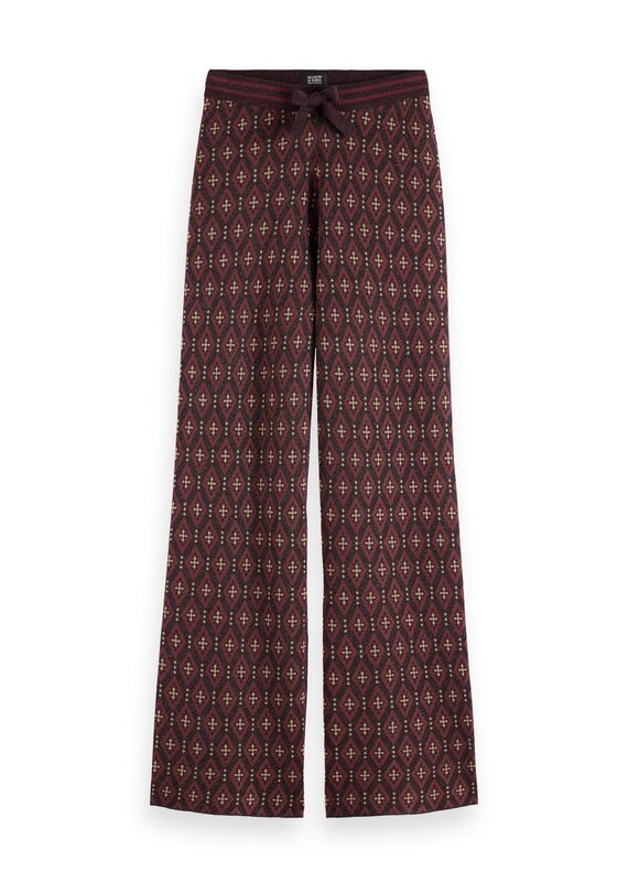 Scotch & Soda Jacquard Knitted Trousers