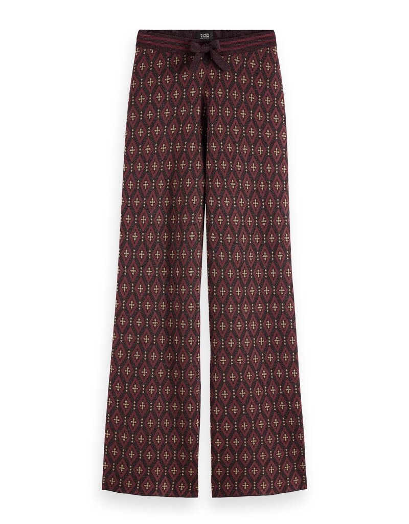 Scotch & Soda Jacquard Knitted Trousers