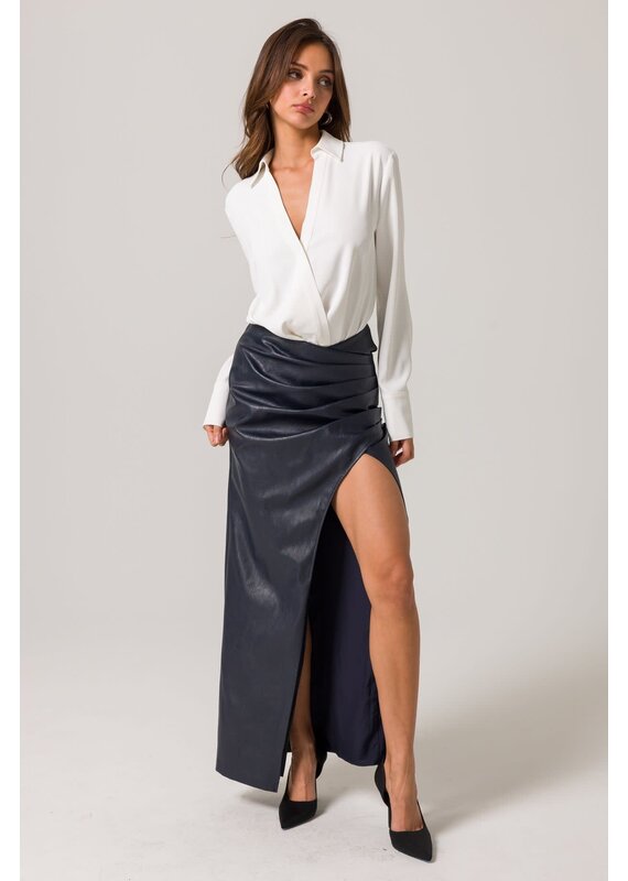 Line and Dot Hansen Maxi Skirt