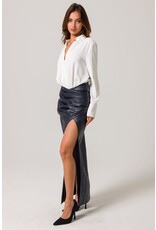 Line and Dot Hansen Maxi Skirt