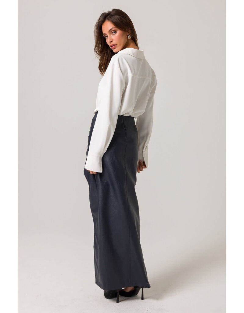Line and Dot Hansen Maxi Skirt