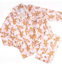 8 Oak Lane Gingerbread House Flannel PJ Set