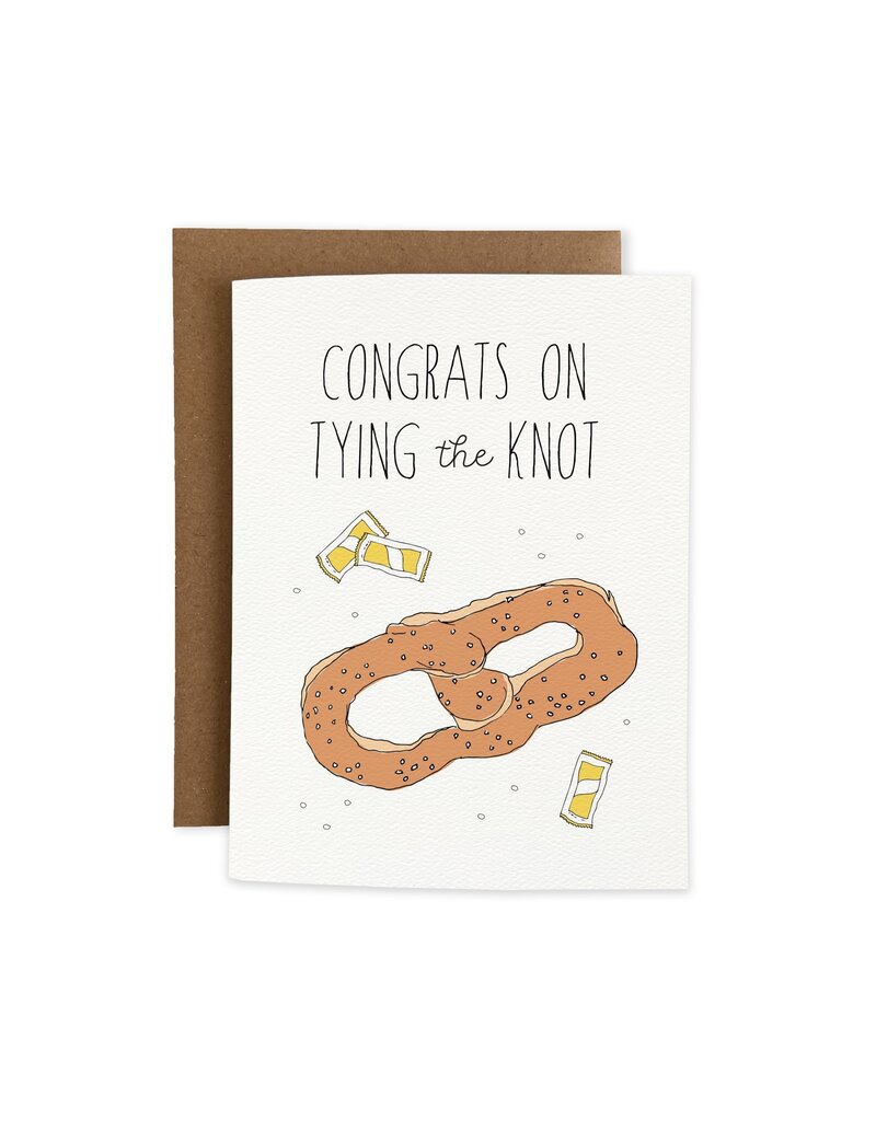 Joli Pop Paper Co Tying the Knot Wedding Card