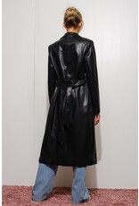 Pretty Garbage Vegan Leather Trench Coat