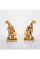 8 Oak Lane Leopard Bookend Set