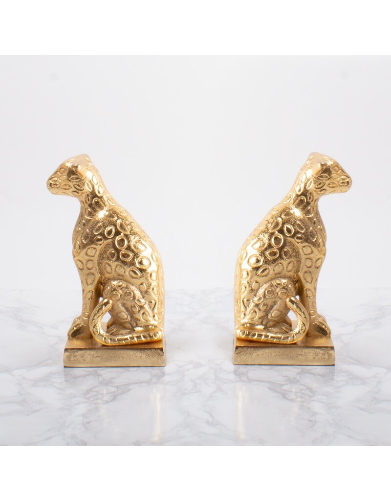 8 Oak Lane Leopard Bookend Set
