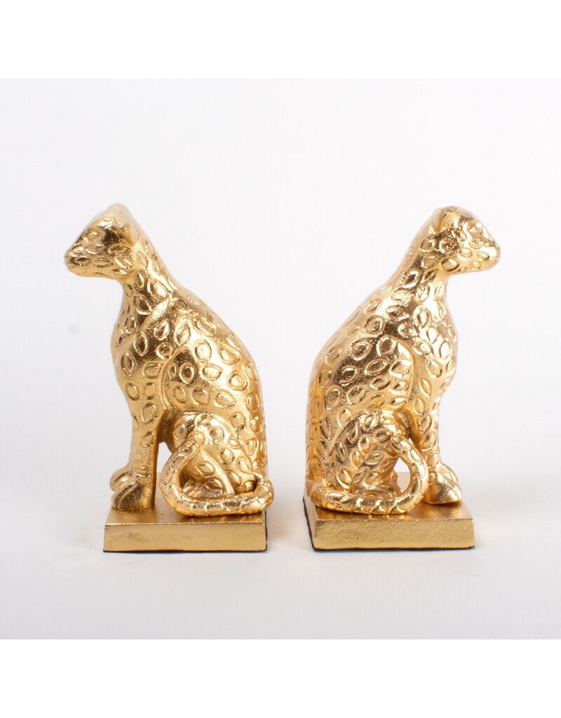 8 Oak Lane Leopard Bookend Set