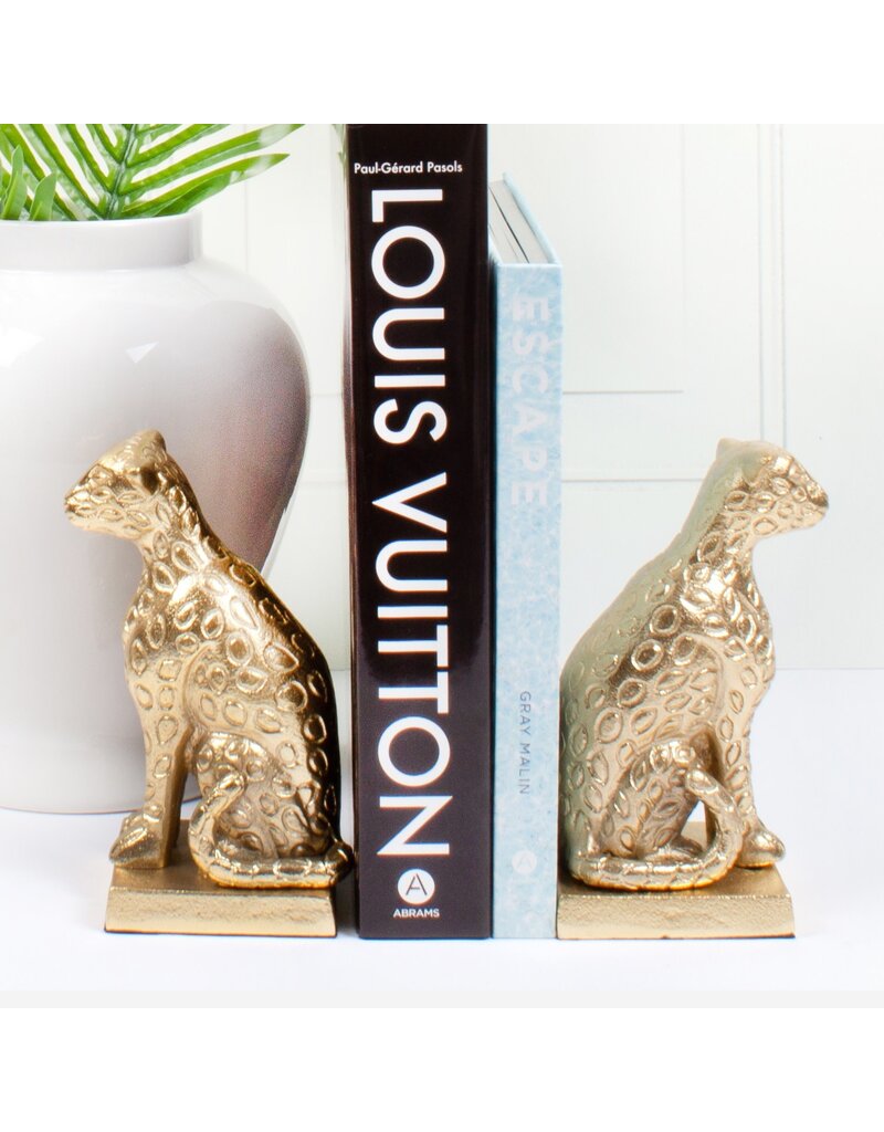 8 Oak Lane Leopard Bookend Set