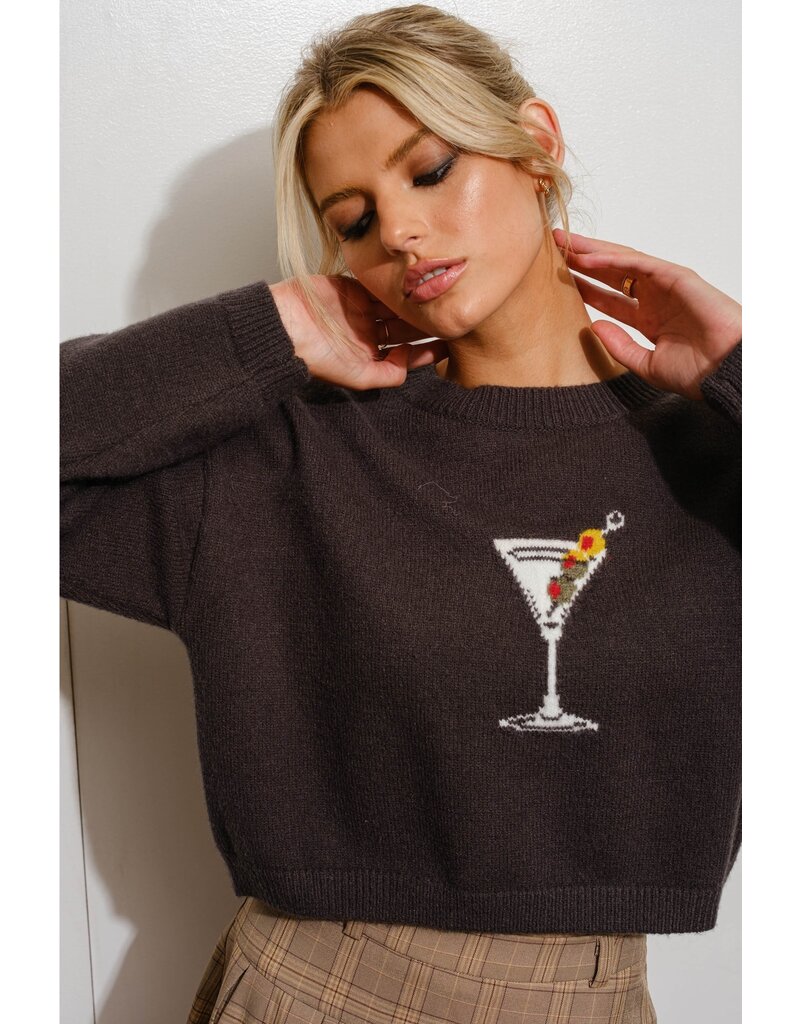 Pretty Garbage Dirty Martini Sweater