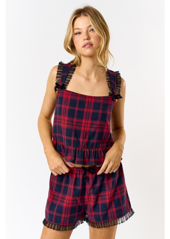 Sienna Christmas Pajama Short Set