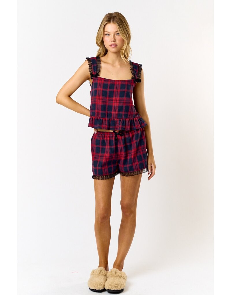 Sienna Christmas Pajama Short Set