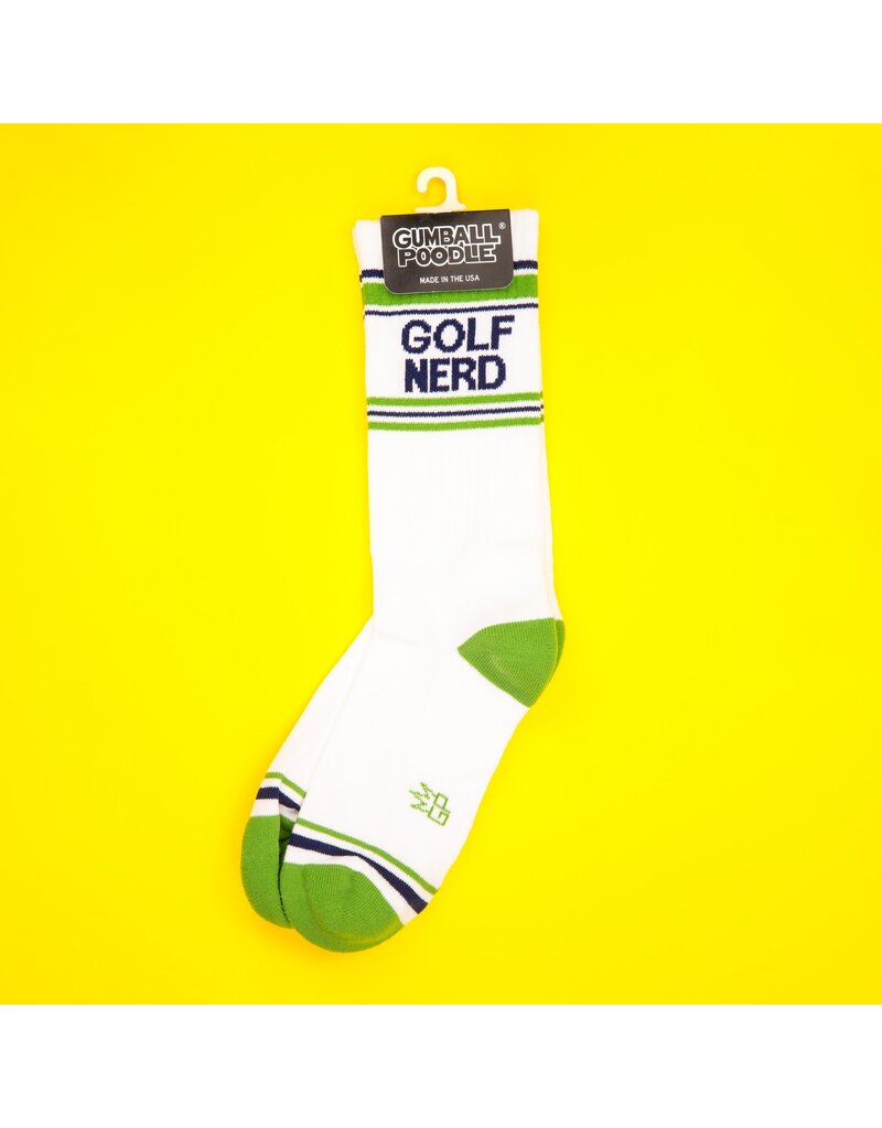 Gumball Poodle Golf Nerd Socks