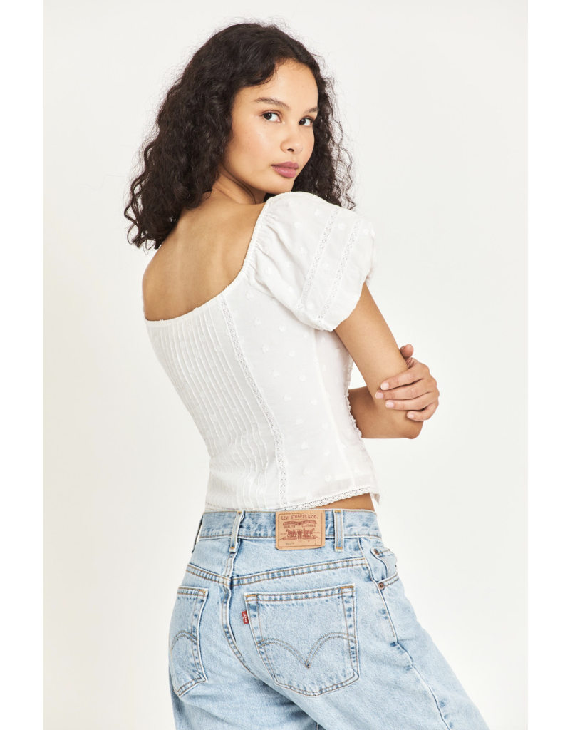 LoveShackFancy Zia Corset Top