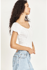 LoveShackFancy Zia Corset Top