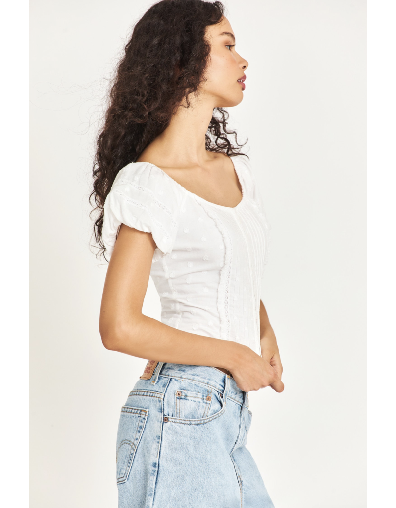 LoveShackFancy Zia Corset Top