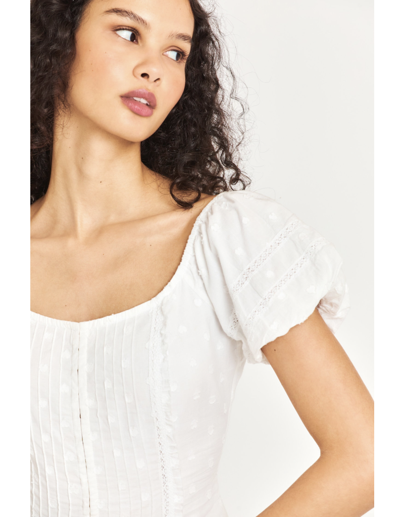 LoveShackFancy Zia Corset Top
