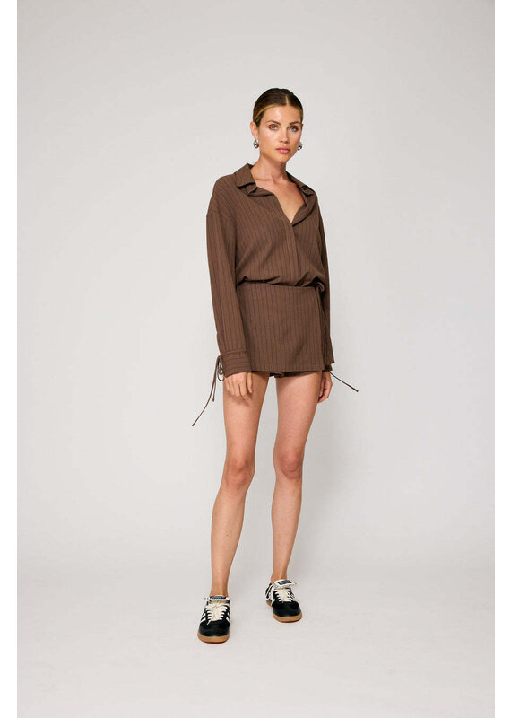Line and Dot Koa Skort