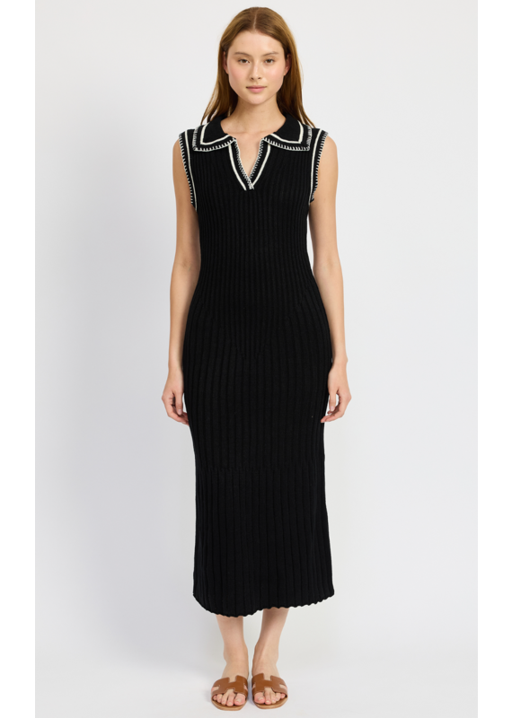 En Saison Granger Polo Knit Dress