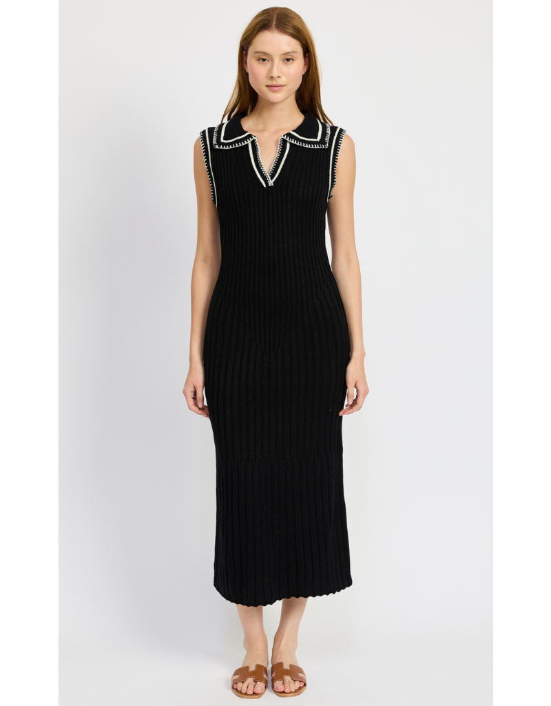 En Saison Granger Polo Knit Dress