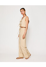 Line and Dot Kamari Tie Detailed Top