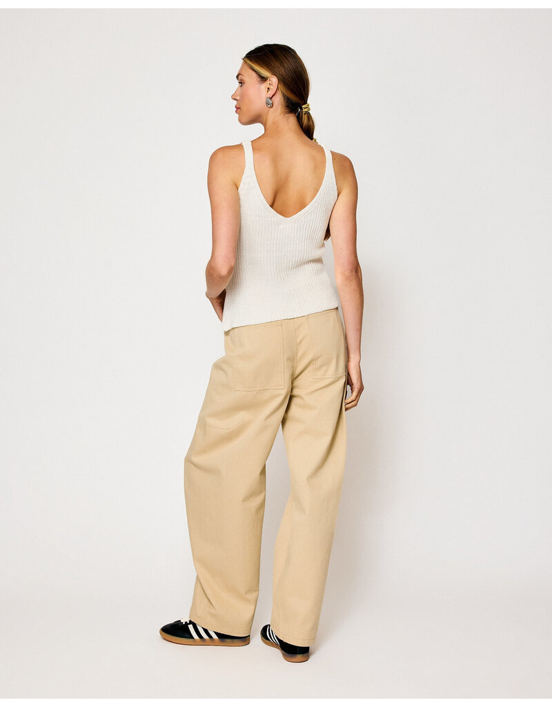 Line and Dot Lara Sleeveless Sweater Top