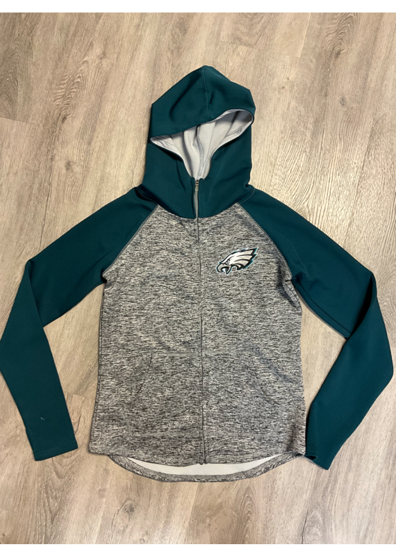 NFL Team Apparel Eagles Zip Up Hoodie