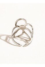 Flanerie Isolde 18K Non-Tarnish Large Floral Ring