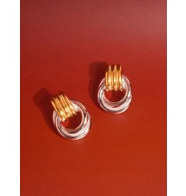 Flanerie Wanda 18K Gold Non-Tarnish Classic Hoop Earring