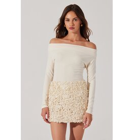 ASTR Ena Rosette Mini Skirt