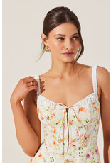 ASTR Julietta Floral Corset Midi Dress