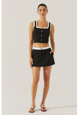 ASTR Rory Contrast Trim Top