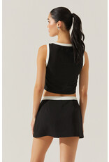 ASTR Rory Contrast Trim Top