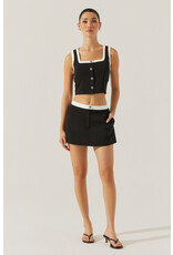 ASTR Rory Contrast Trim Skort