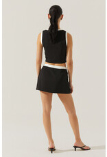 ASTR Rory Contrast Trim Skort