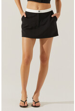 ASTR Rory Contrast Trim Skort