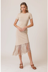 Line and Dot Chrysta Asymmetrical Fringe Dress
