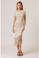 Line and Dot Chrysta Asymmetrical Fringe Dress