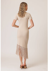 Line and Dot Chrysta Asymmetrical Fringe Dress