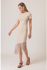 Line and Dot Chrysta Asymmetrical Fringe Dress