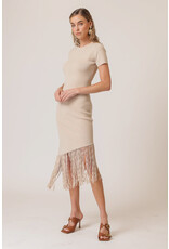 Line and Dot Chrysta Asymmetrical Fringe Dress