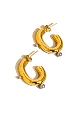 Flanerie Alsace 18K Gold Non-Tarnish Earring