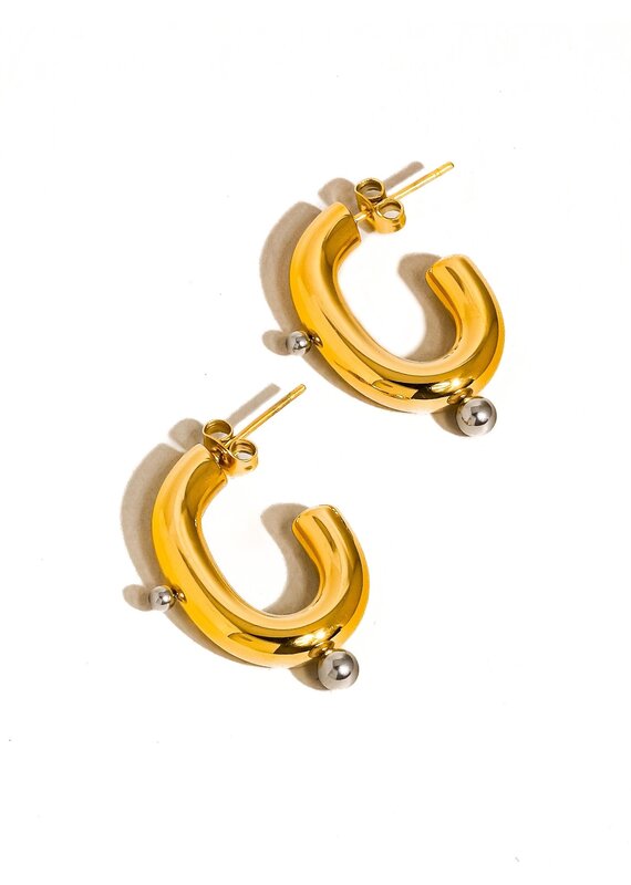 Flanerie Alsace 18K Gold Non-Tarnish Earring