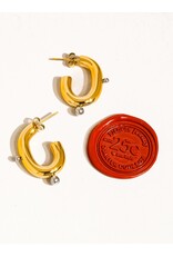 Flanerie Alsace 18K Gold Non-Tarnish Earring