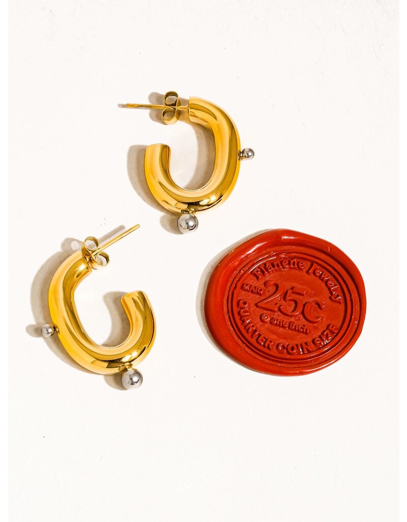 Flanerie Alsace 18K Gold Non-Tarnish Earring