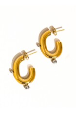Flanerie Alsace 18K Gold Non-Tarnish Earring