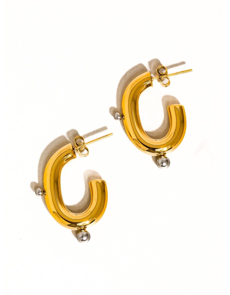 Flanerie Alsace 18K Gold Non-Tarnish Earring