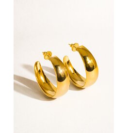 Flanerie Romée 18K Gold Non-Tarnish Classic Earring