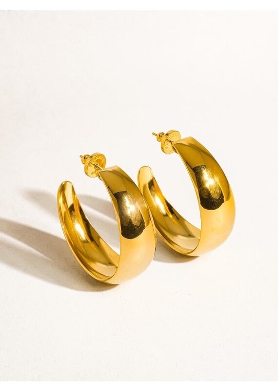 Flanerie Romée 18K Gold Non-Tarnish Classic Earring